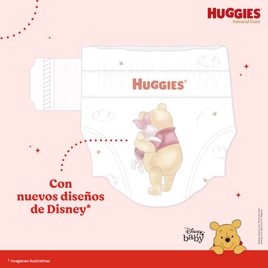 Pañales Huggies Natural Care 2/M 100U